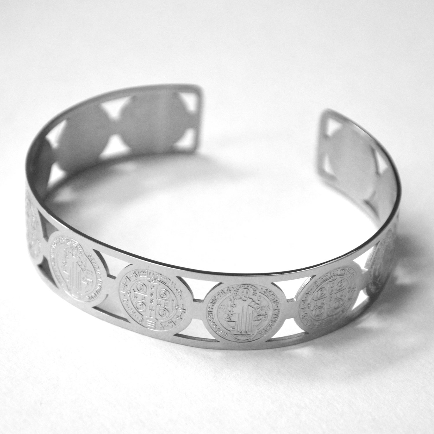 San Beneto Stainless Steel Bangle 84-1919S