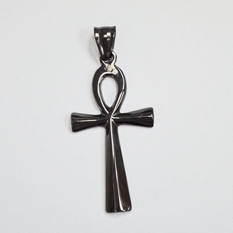 ANK Black Plated Pendant 86-1923B-Sm