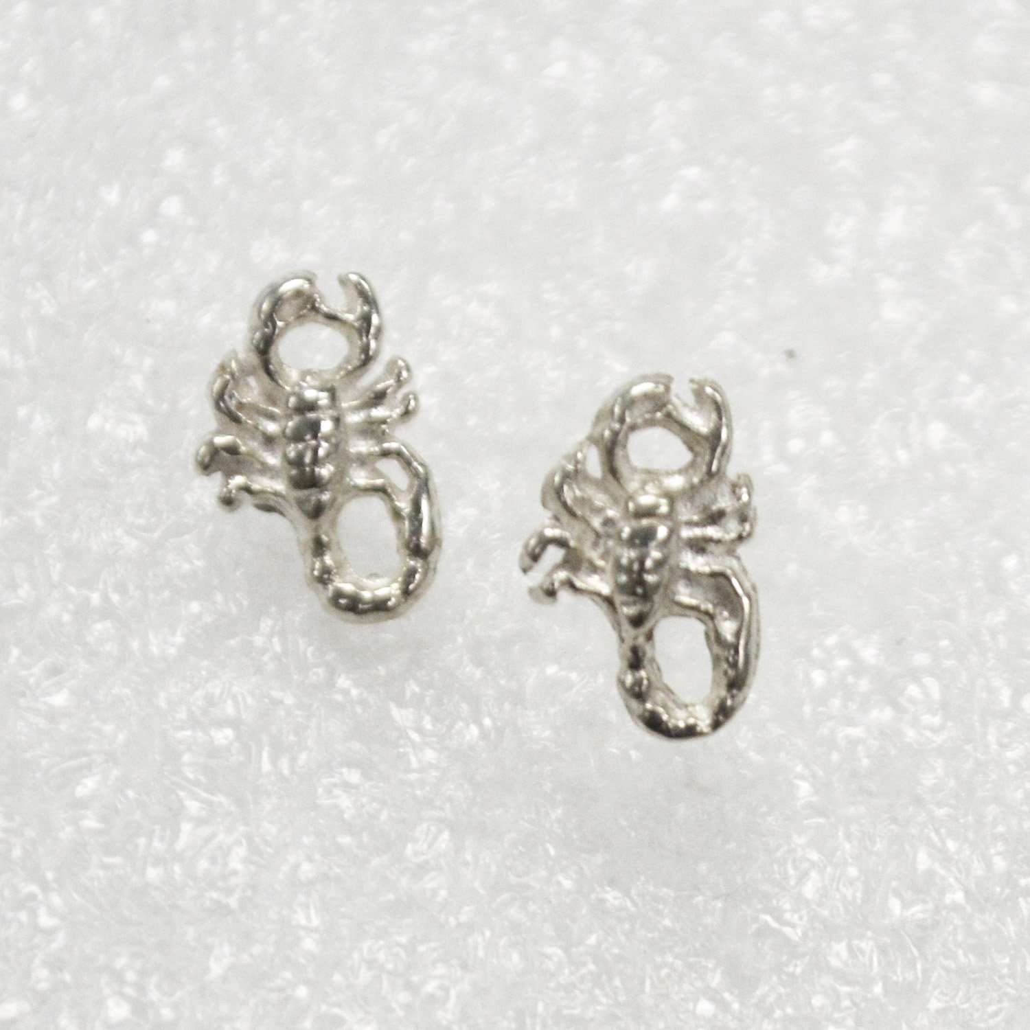 Scorpion Stud Earring Sterling Silver 53-5218