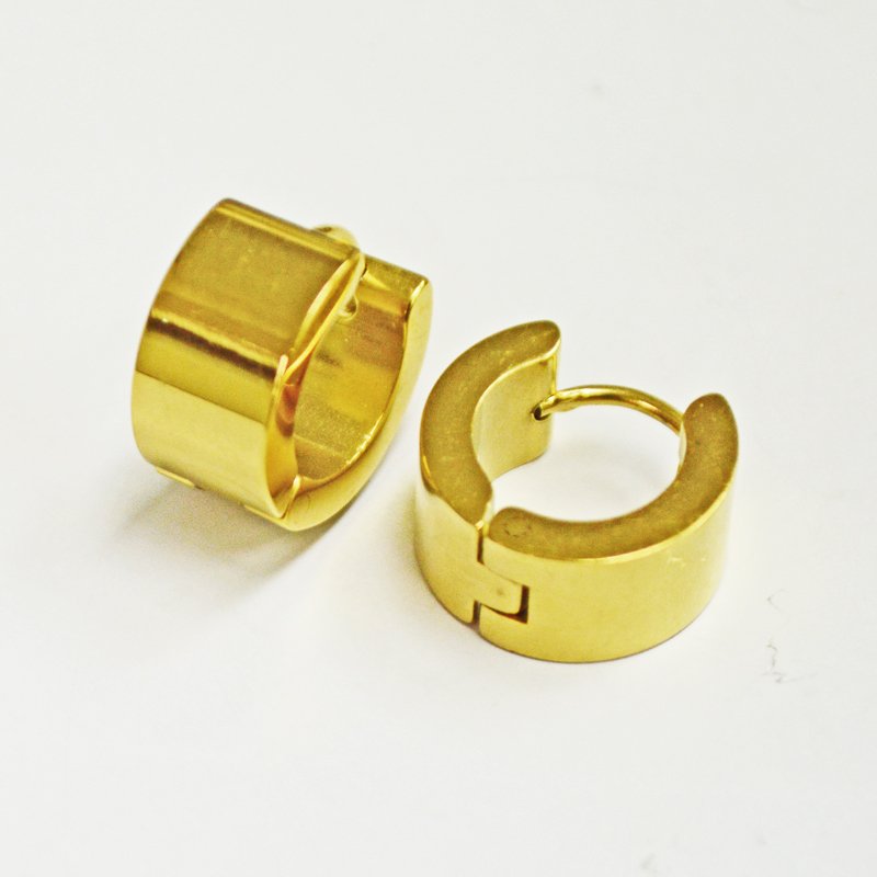 GOLD HUGGIE EARRINGS