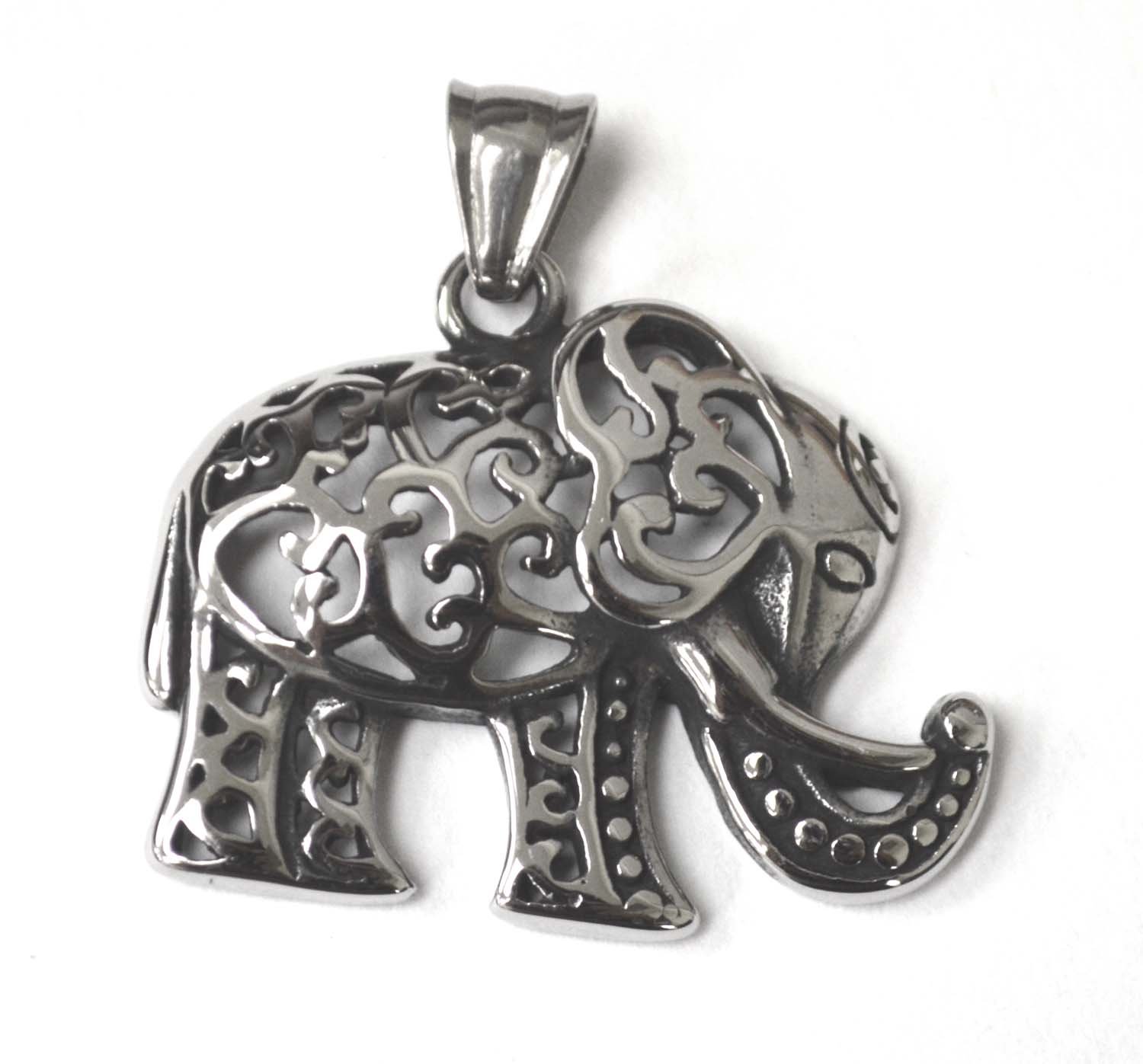 Elephant Stainless Steel Pendant 86-2350S