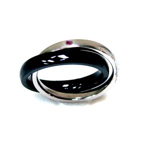 Double 2 Tone Band Ring (3mm) 81-266