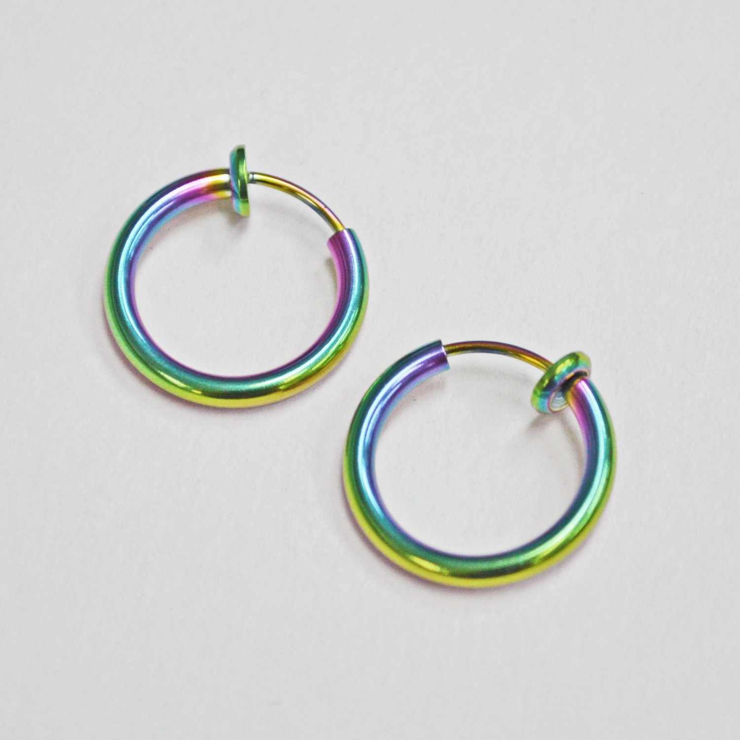 Rainbow Hoops Earring 83-722-Rbw