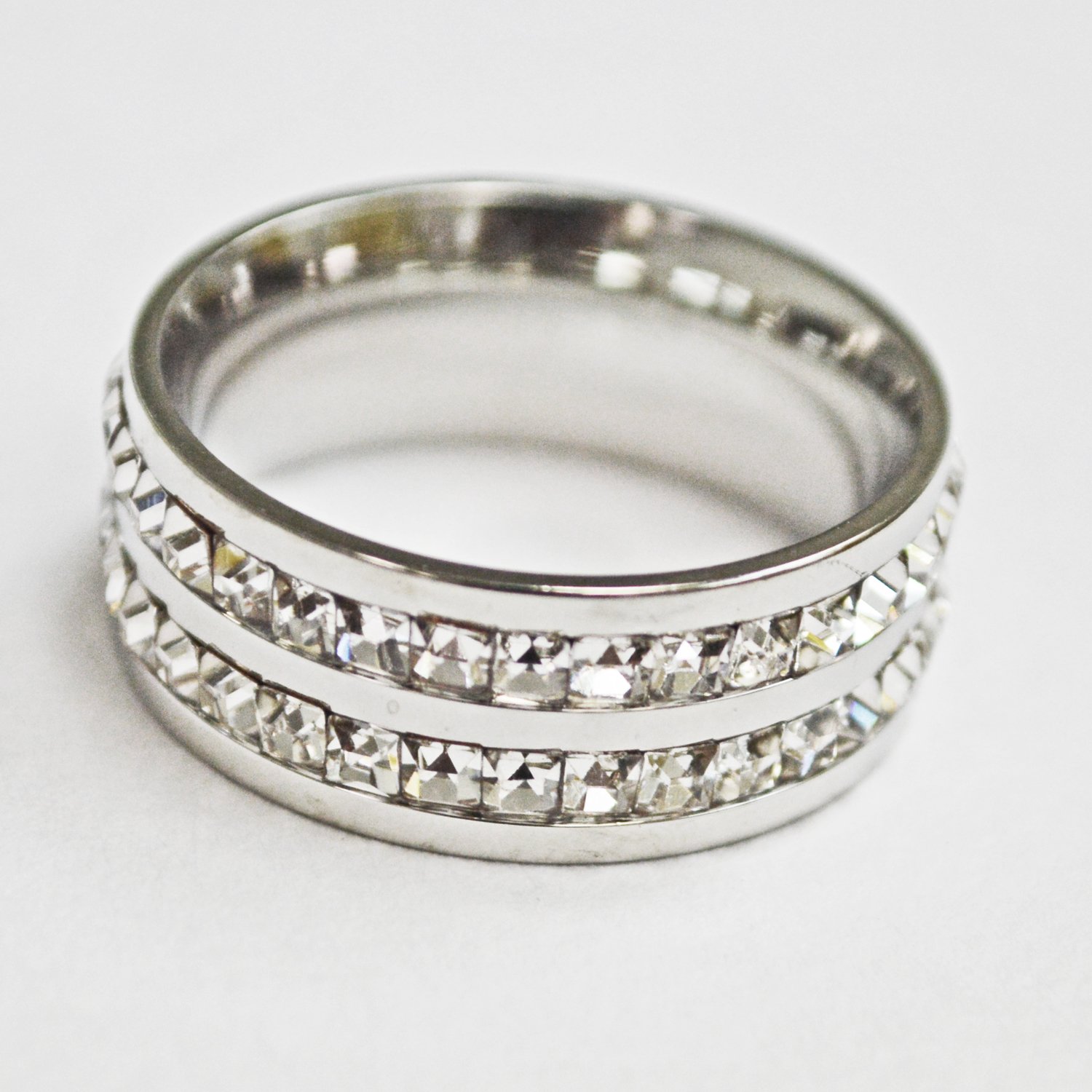 CZ Stainless Steel Ring  81-1301S