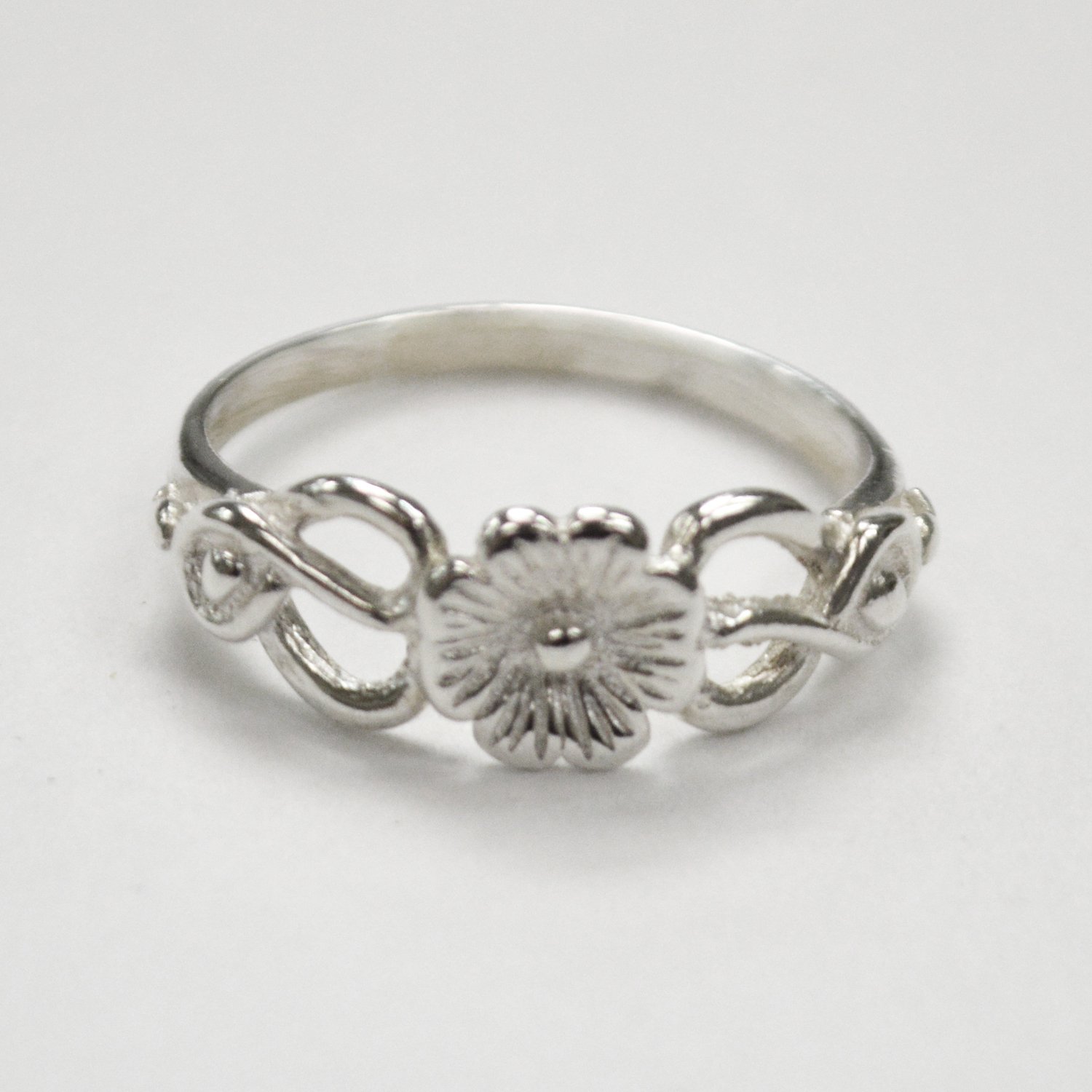 Daisy Flower Ring Sterling Silver 51-1288