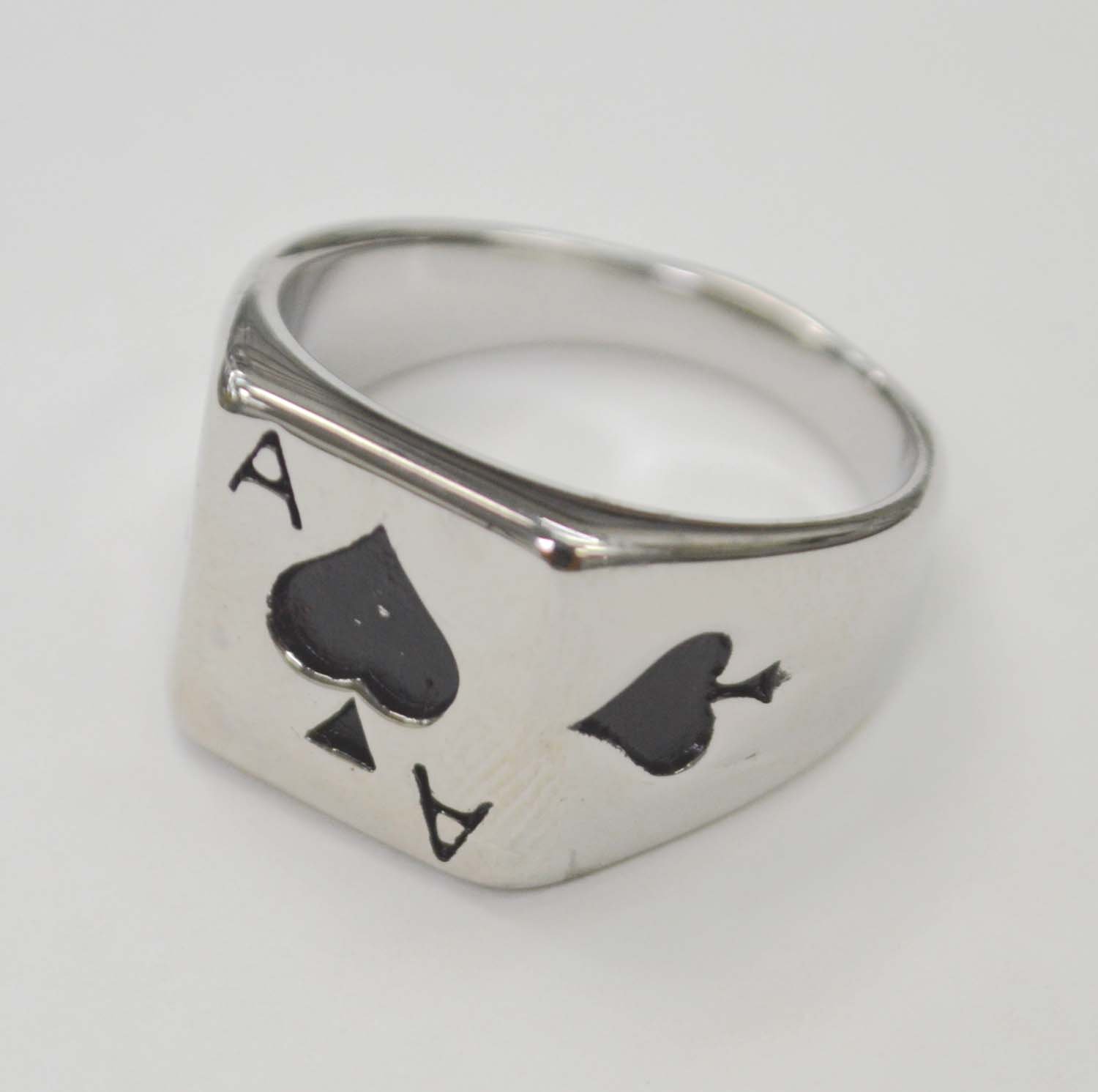 Playing Card Stainless Steel Ring  81-1245S