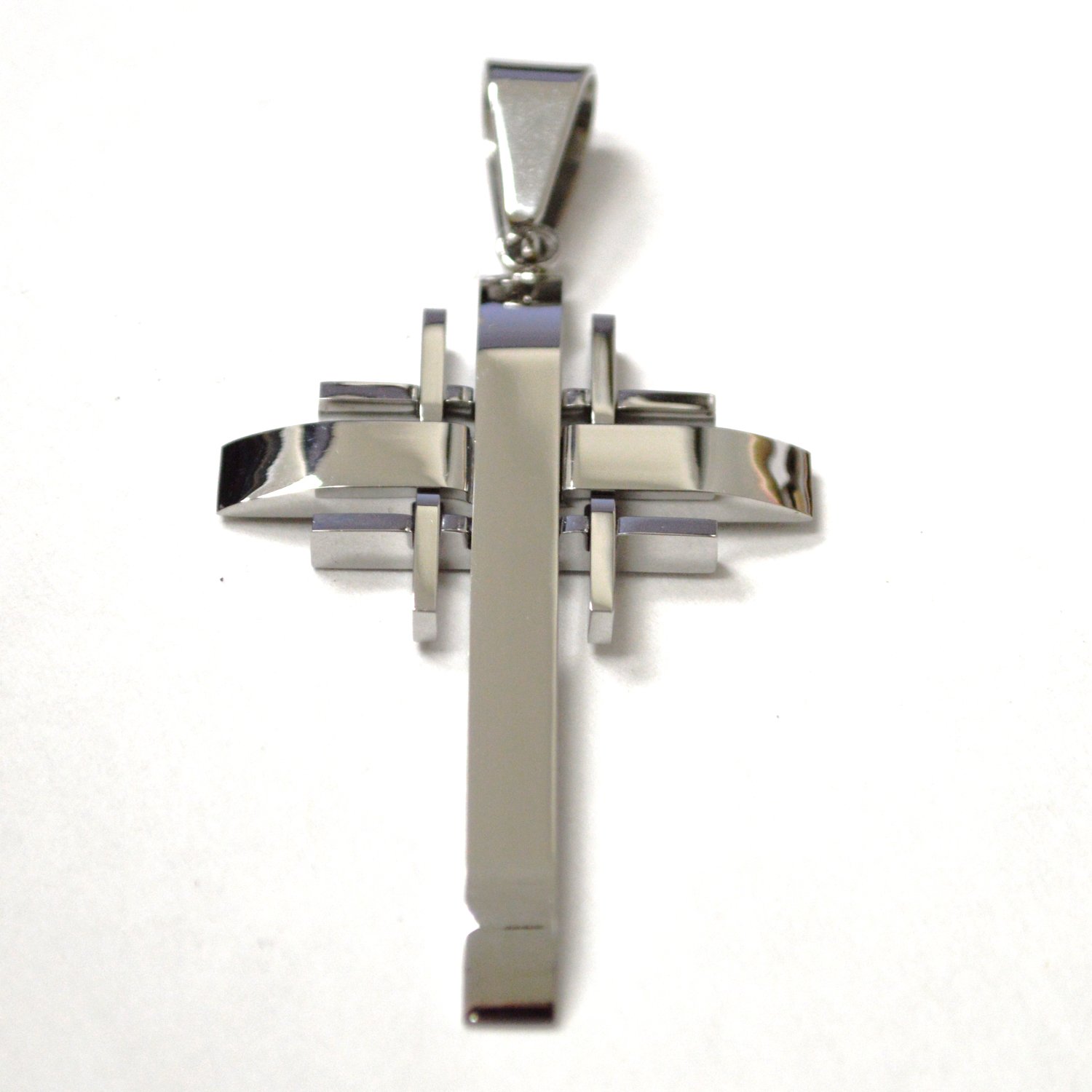 Cross Pendant Stainless Steel 86-1225S