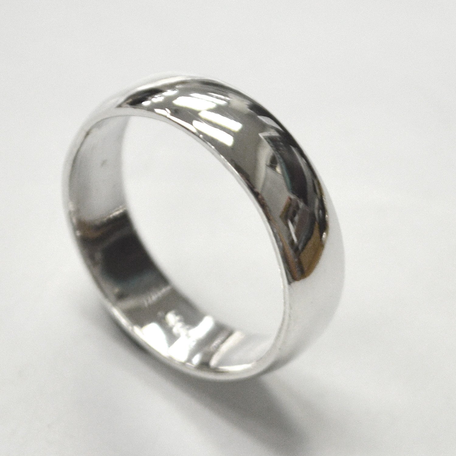 6mm Plain Band Ring Sterling Silver 51-1005-6