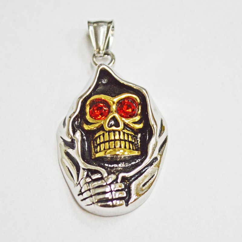 Grim Reaper with Red Eye Pendant 86-2075