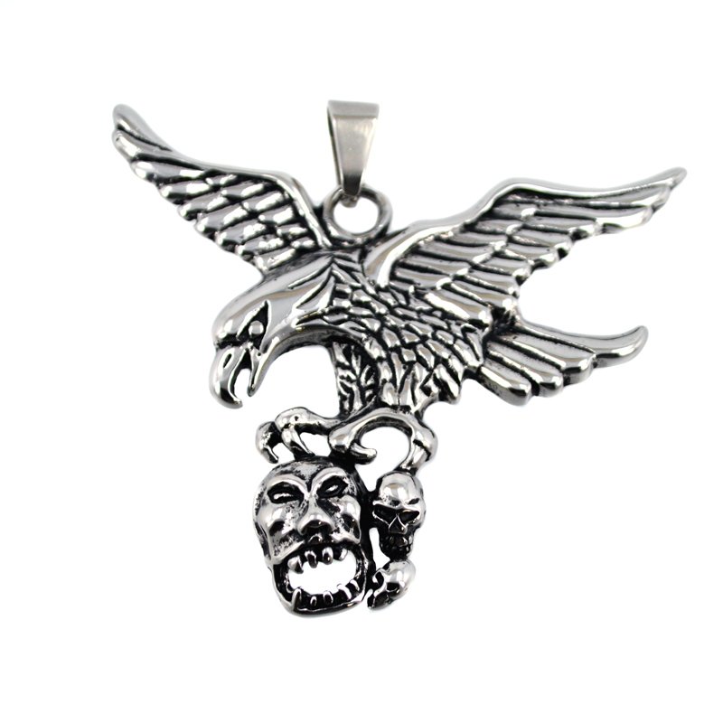 EAGLE WITH SKULL Pendant (71x57mm)