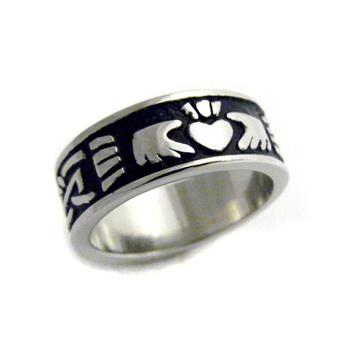 Claddagh Stainless Steel Ring 81-799