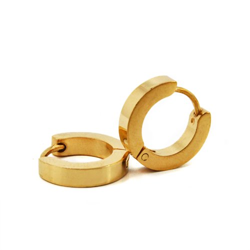 GOLD HUGGIE EARRINGS 83-542G