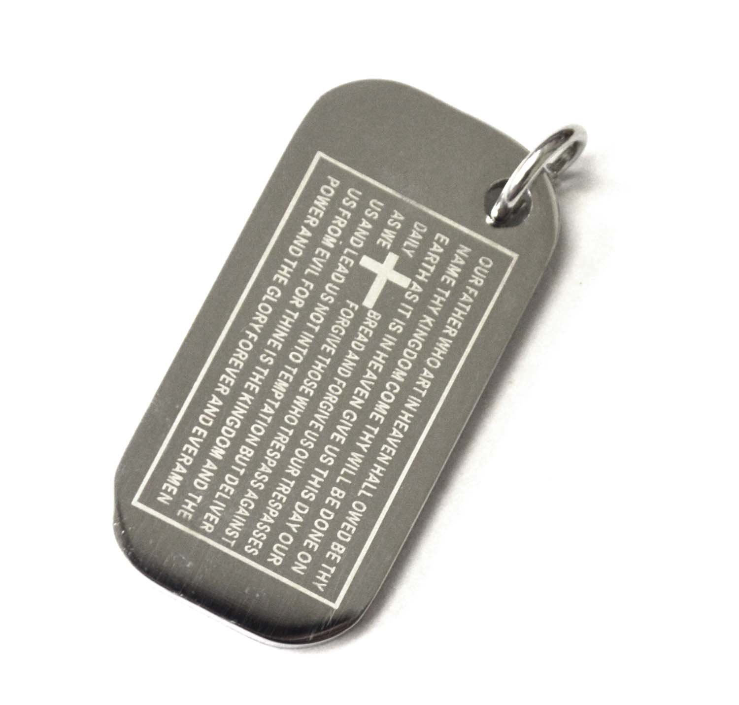 The Lord's Prayer Dog Tag Pendant 86-1969