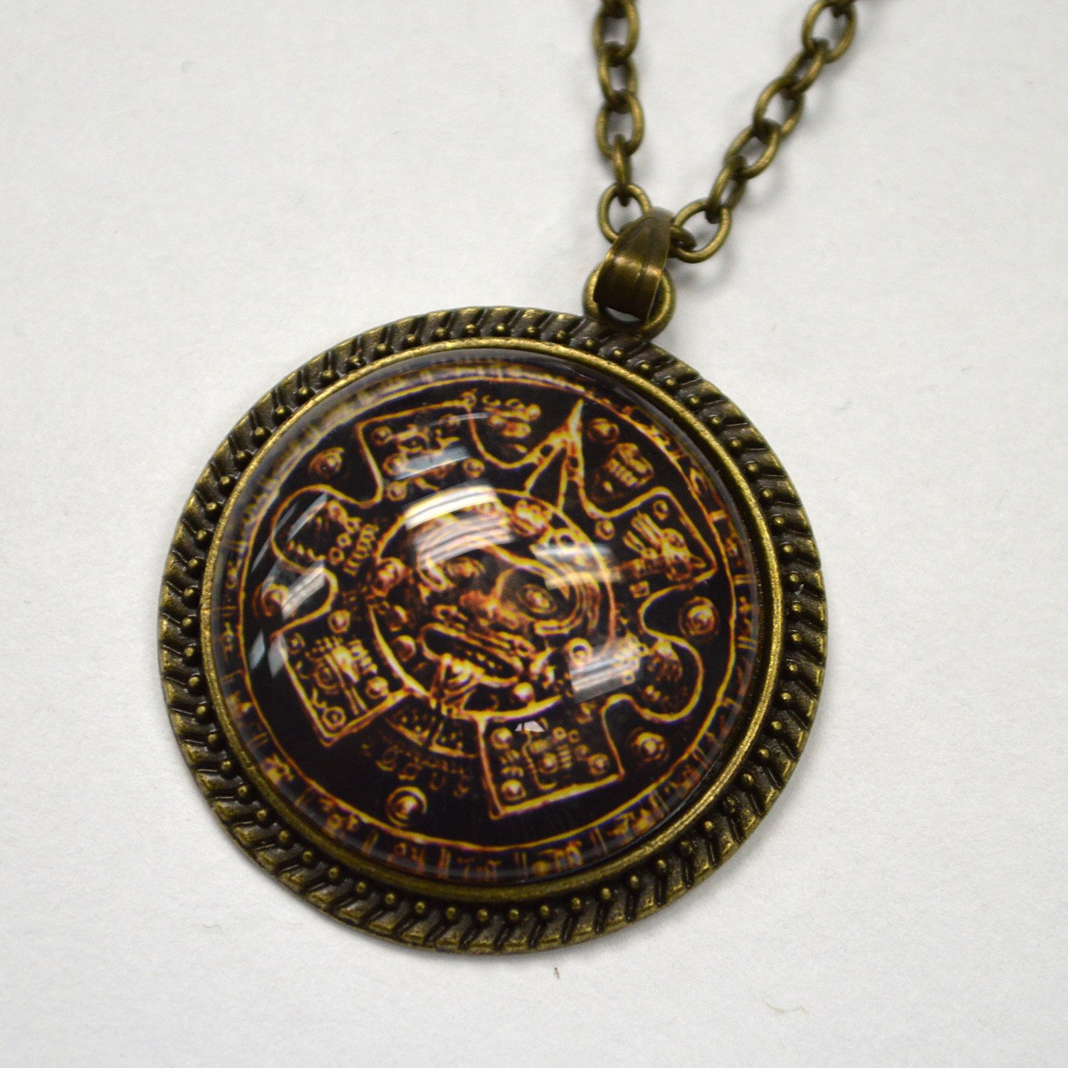 Aztec Calendar Fashion Jewelry FJ-6