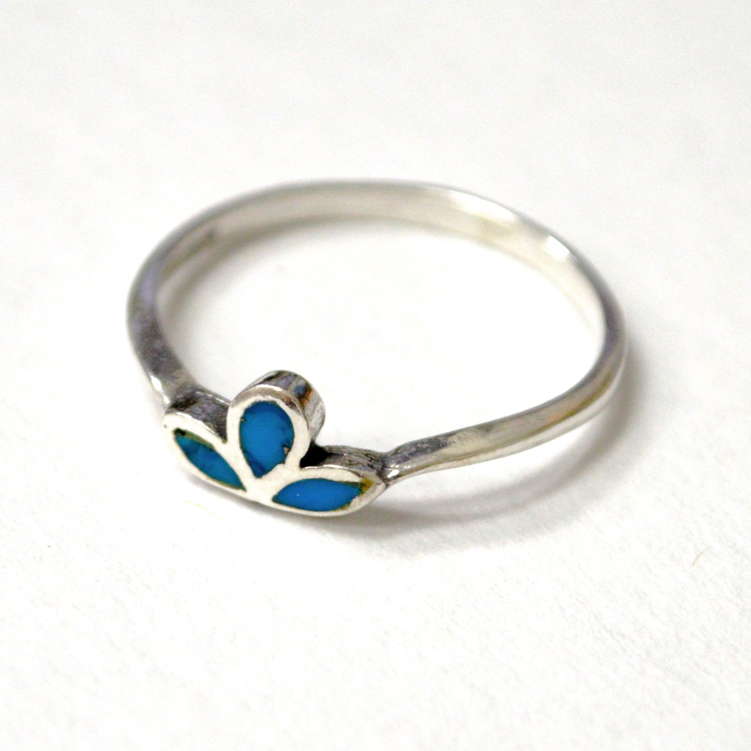 3 Leaf Sterling Silver Ring 51-3080