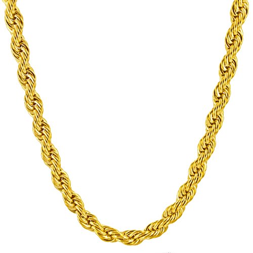 5mm Gold IP Plated Rope 85-143G-5