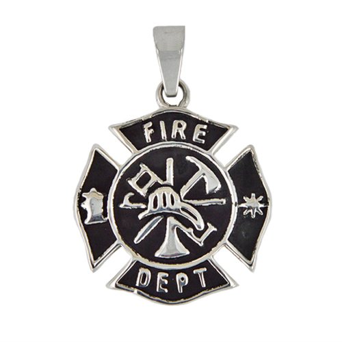Fire Dept Medallion Pendant 86-866