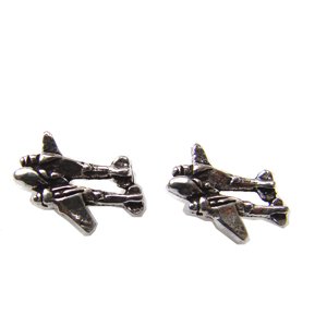Airplane Stud Earring Sterling Silver 53-5019