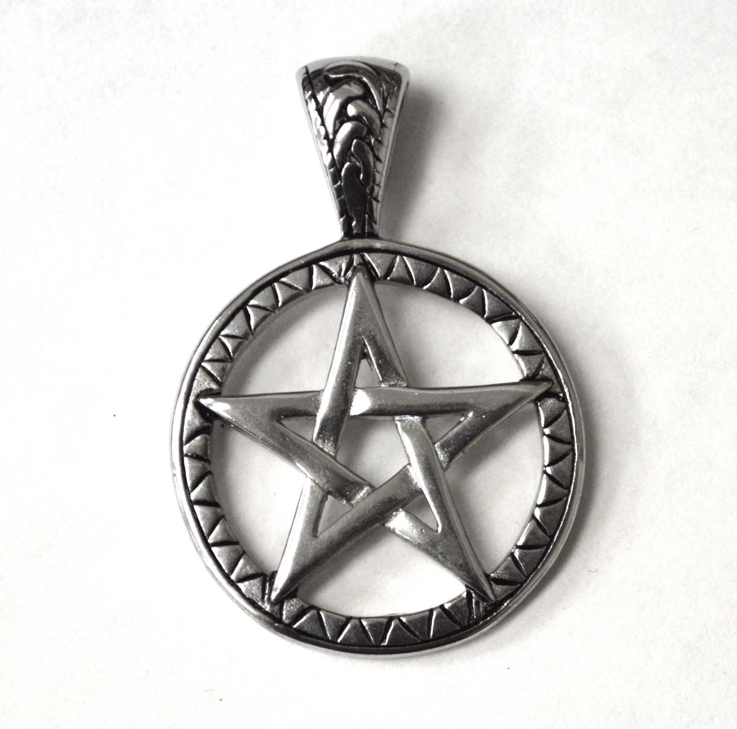 Pentagram Stainless Steel Pendant 86-2420