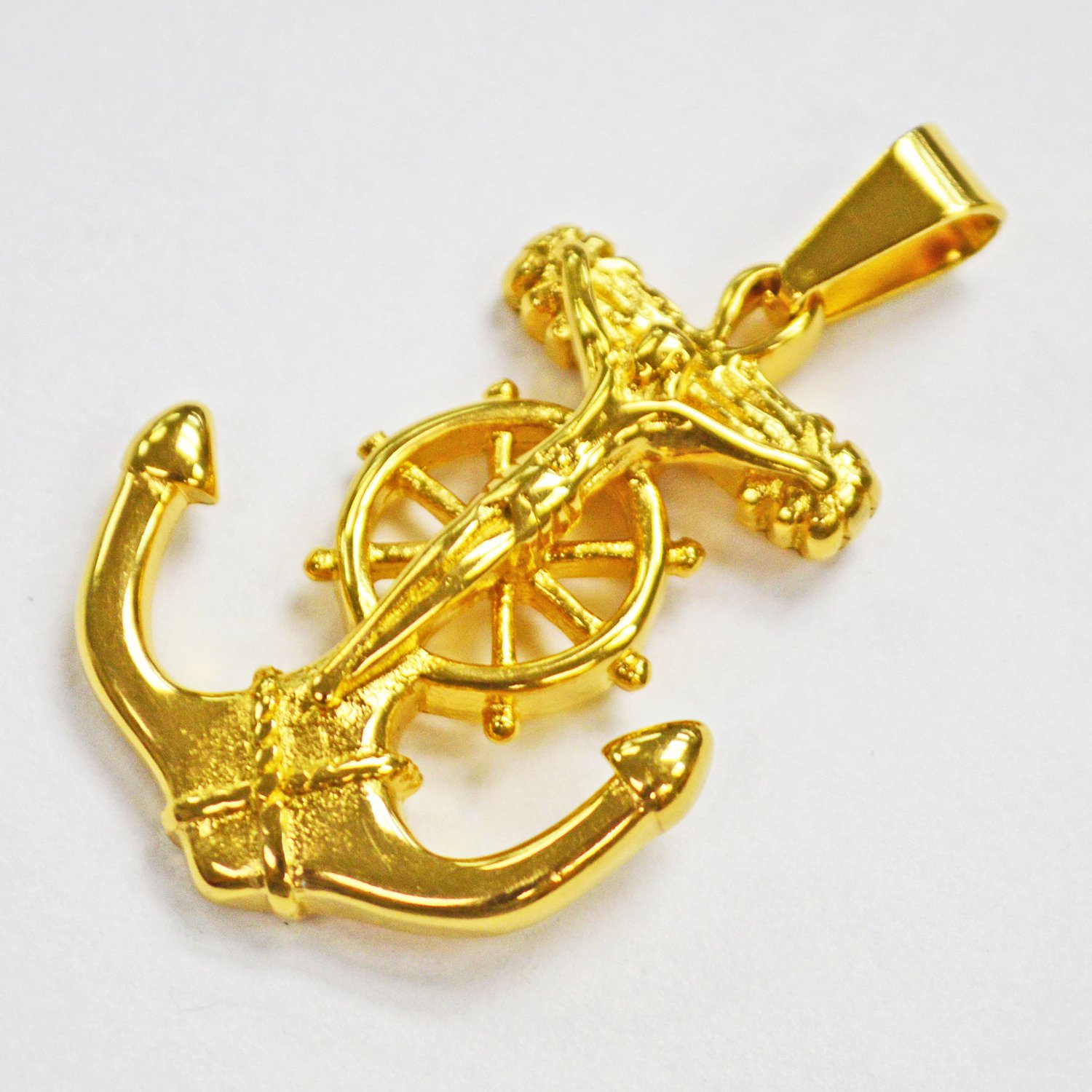 Mariner Cross Gold Plated Pendant 86-2184G