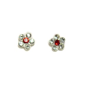 Crystal Flower Stud Earring 53-5082