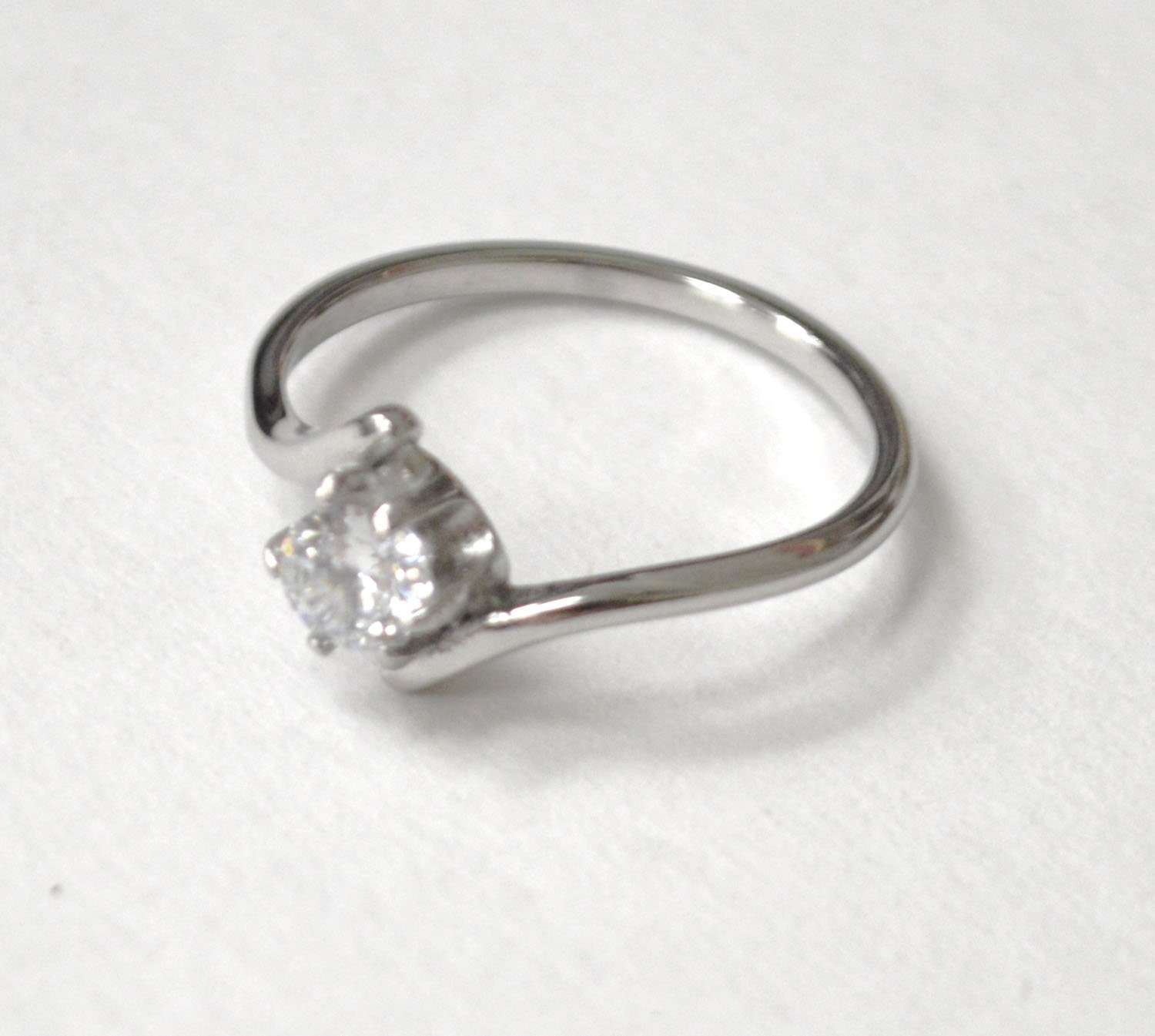 CZ Stainless Steel Ring 81-1621S