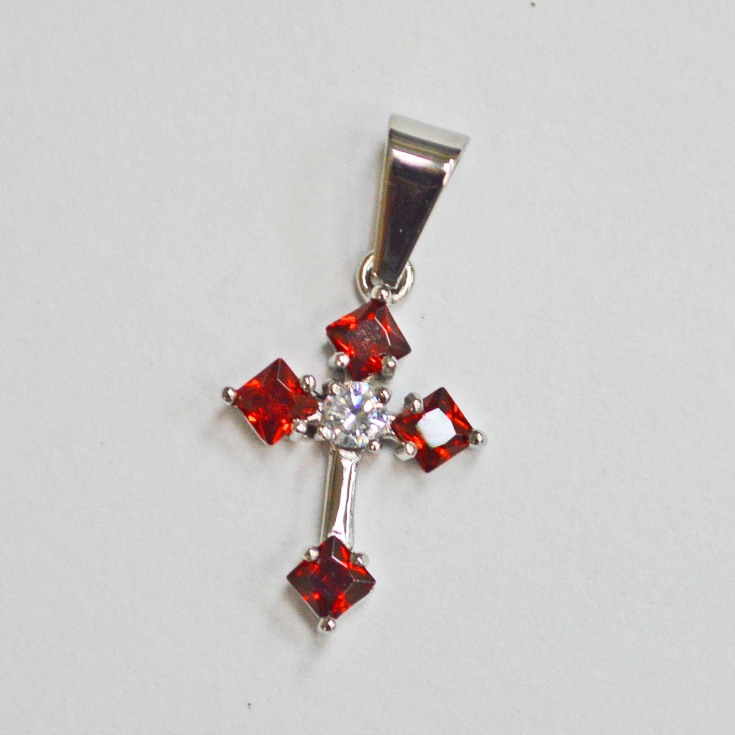 Cross CZ Pendant