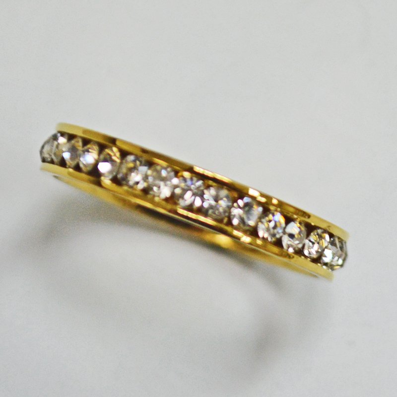 ETERNITY GOLD PLATED RING (3mm) 81-257G
