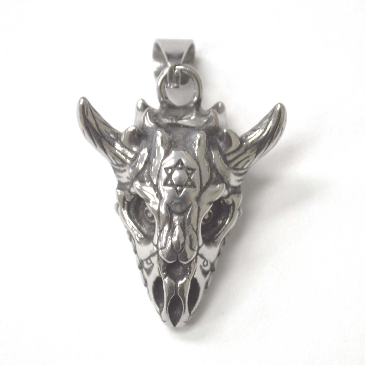 Bull Head with Star of David Pendant 86-2807