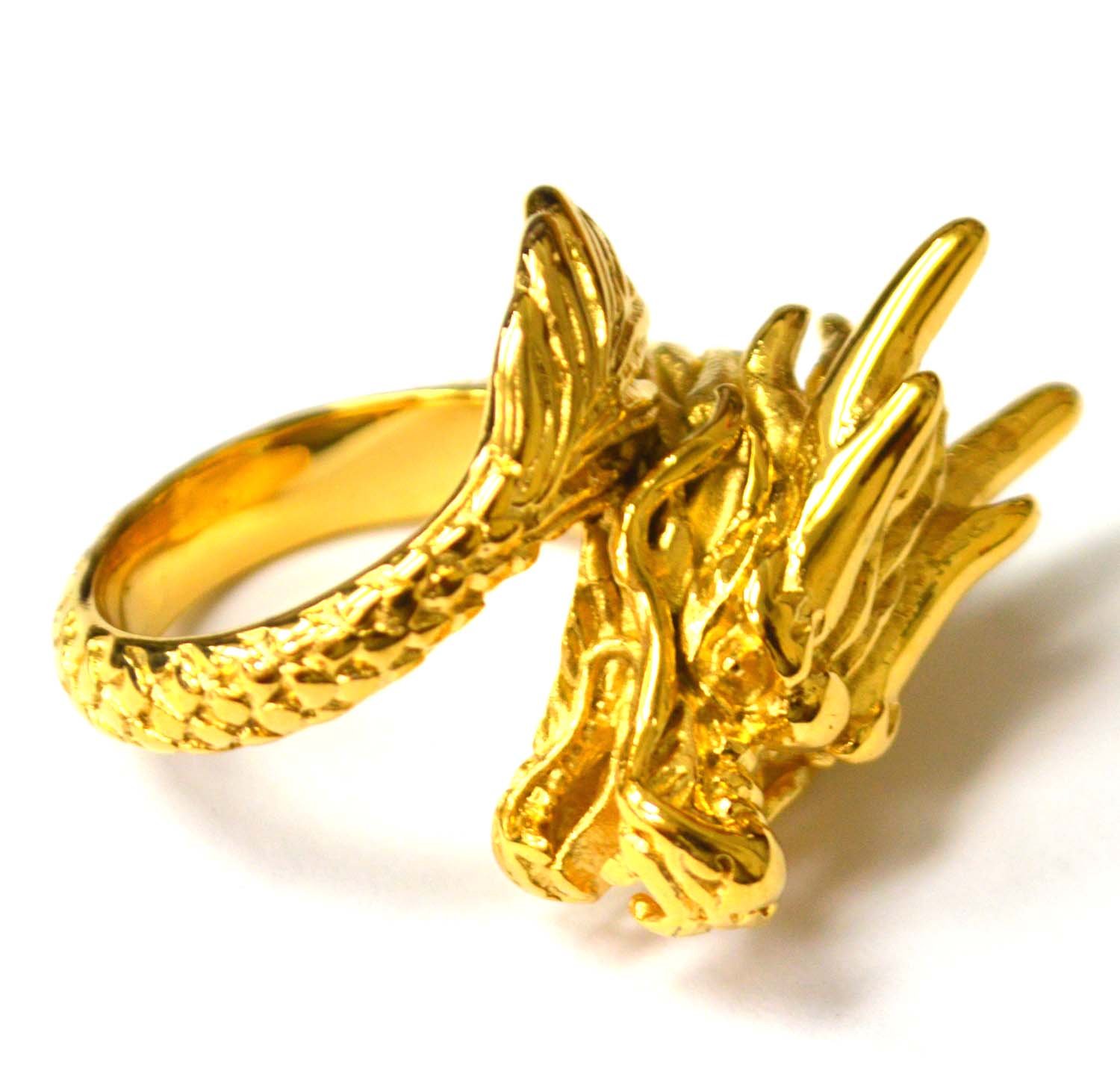 Dragon Gold IP Plated Ring 81-1471G