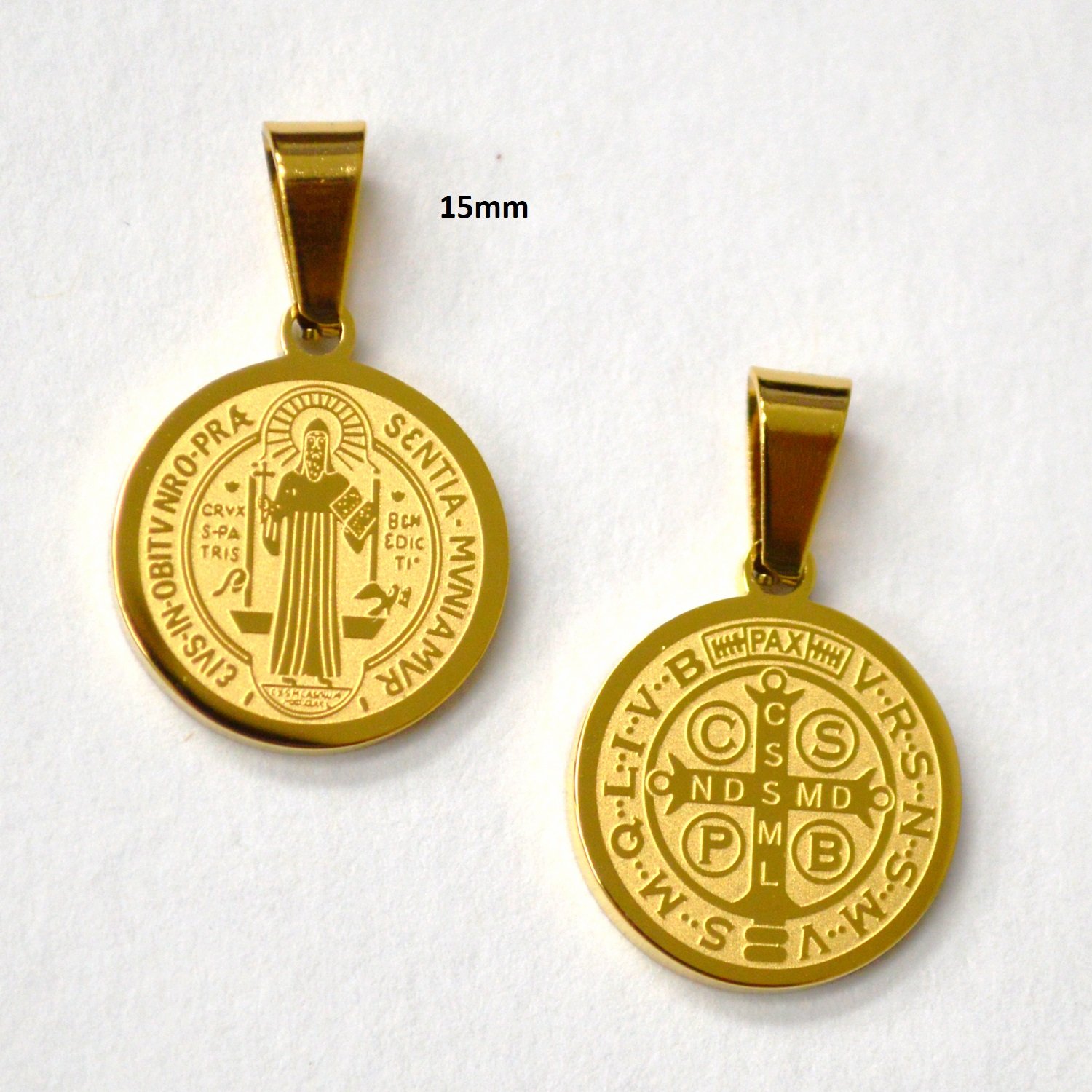 SAN BENETO MEDALLION Gold Plated 86-1111G