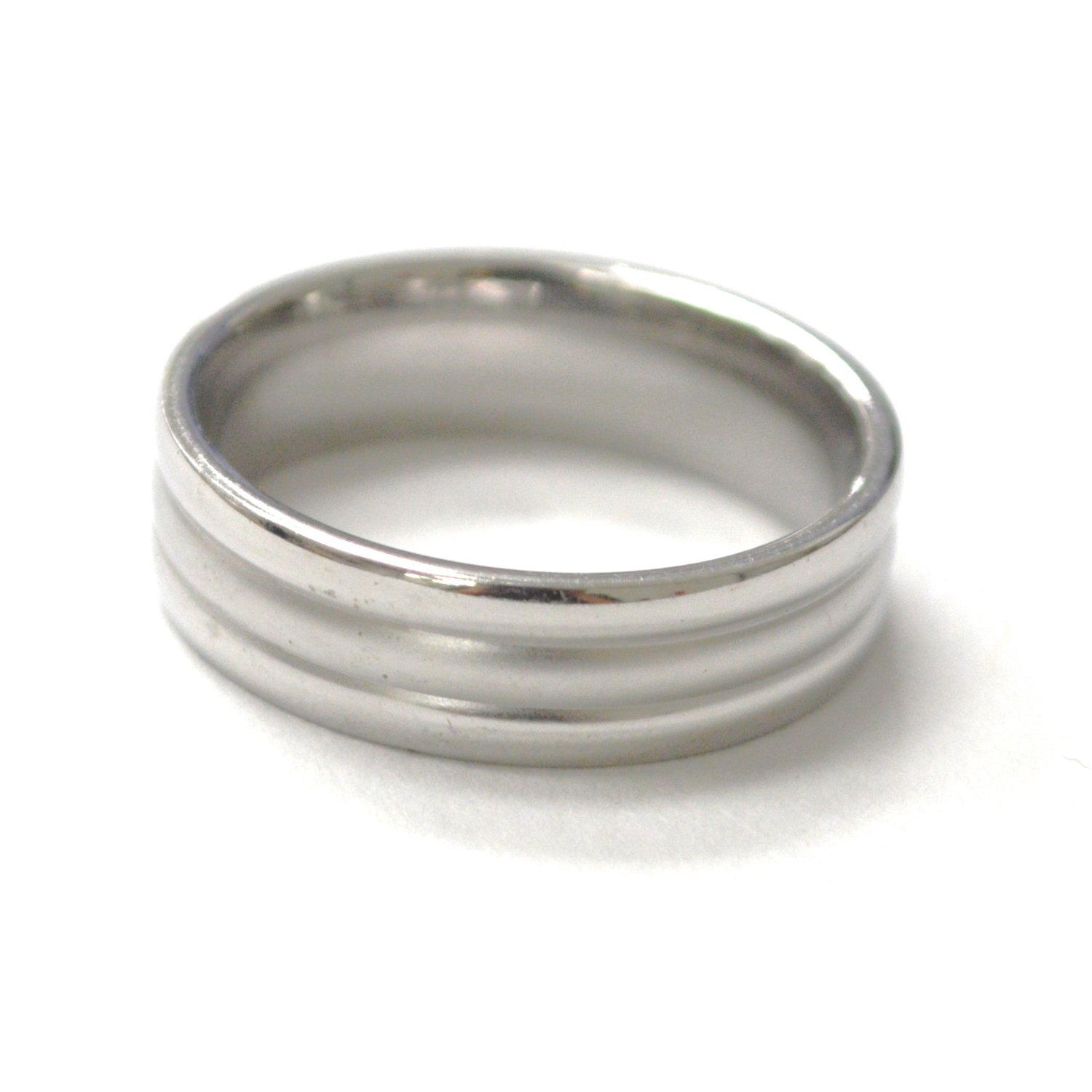 Double Groove Stainless Steel Ring 81-1735S