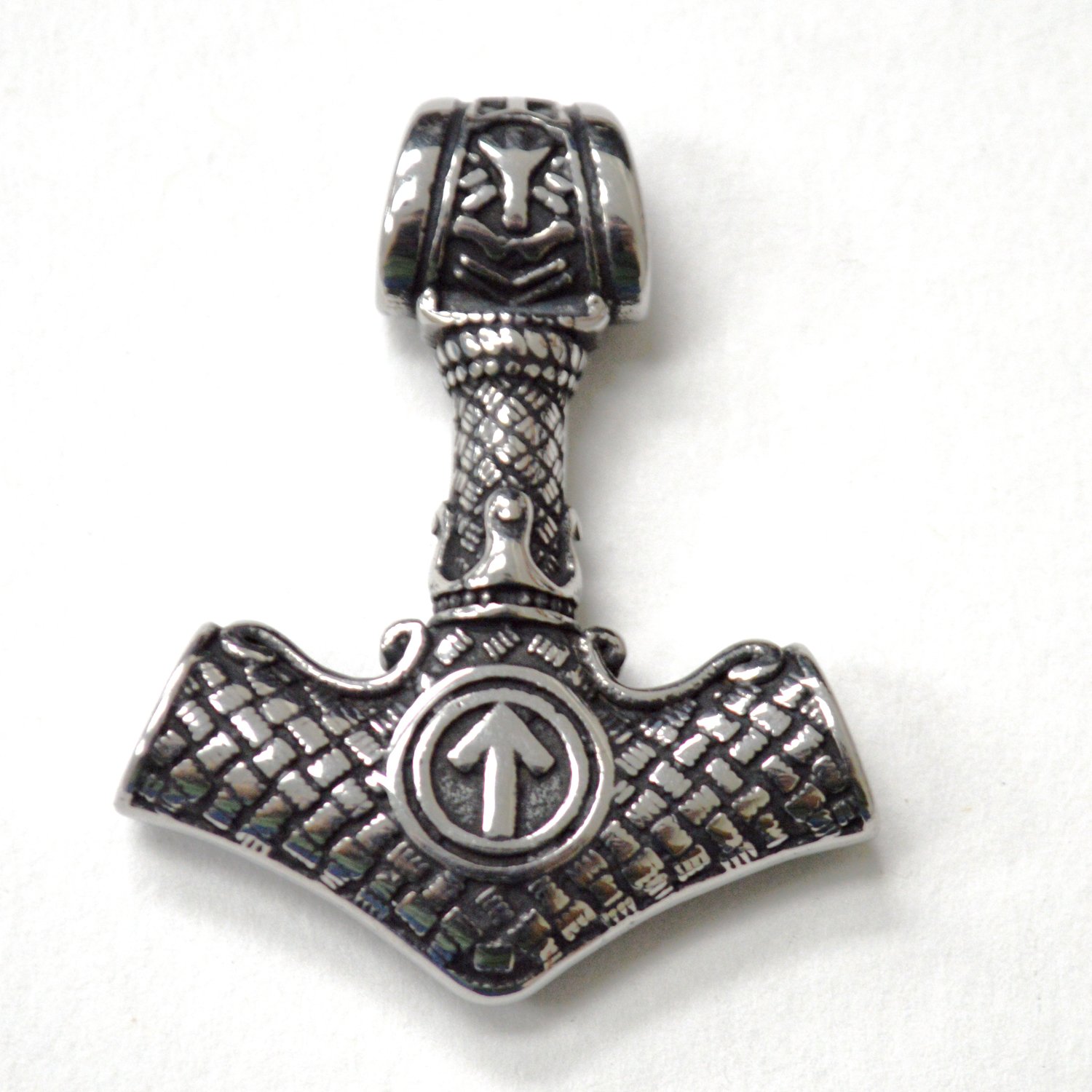 Thor's Hammer Stainless Steel Pendant 86-3039