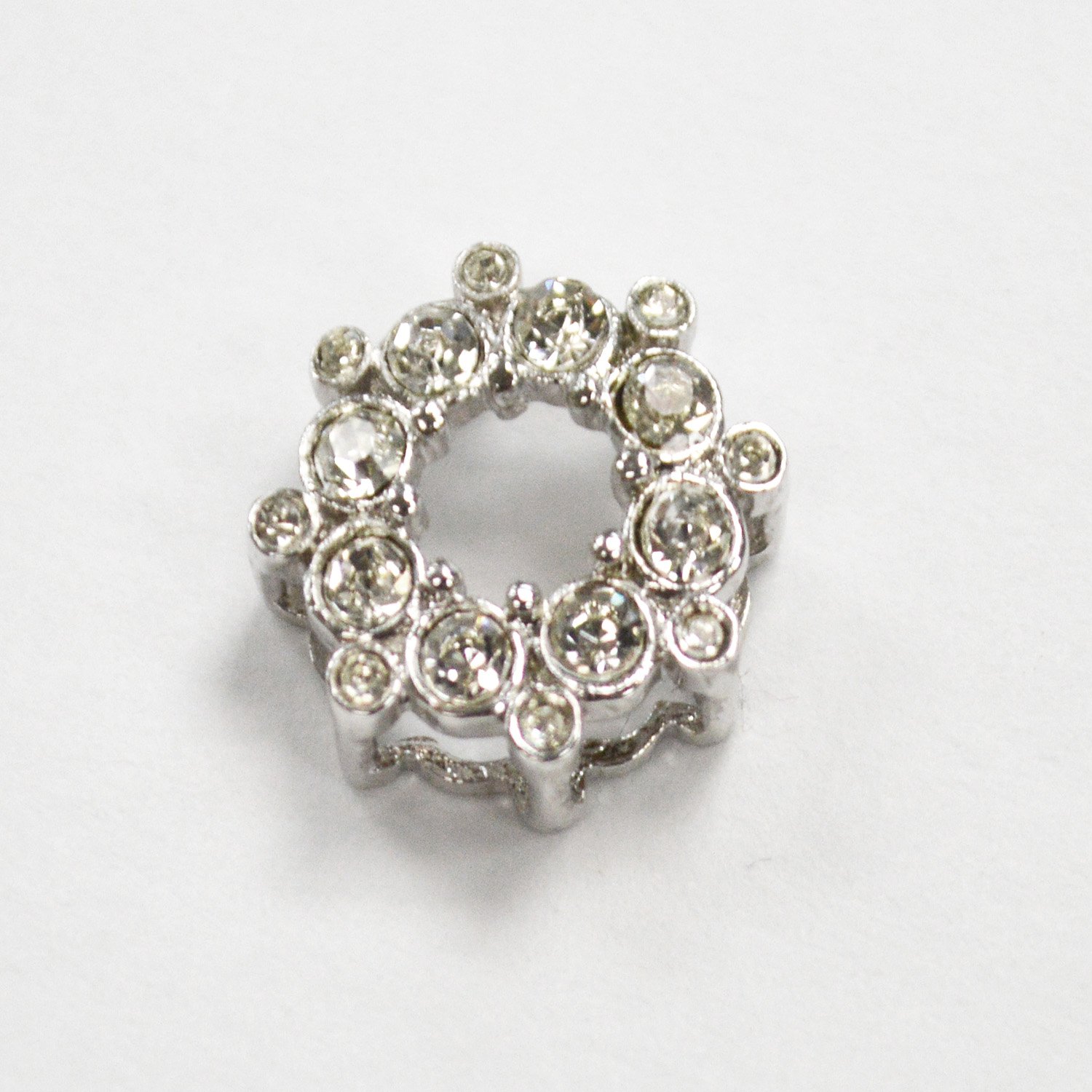 CZ Stone Pendant Sterling Silver 562098