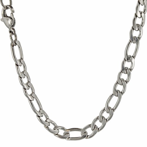 5mm Figaro Stainless Steel 85-110-5