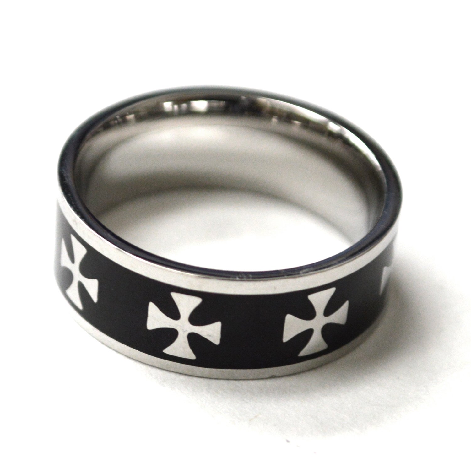 Maltese Iron Cross Stainless Steel Ring 81-1756