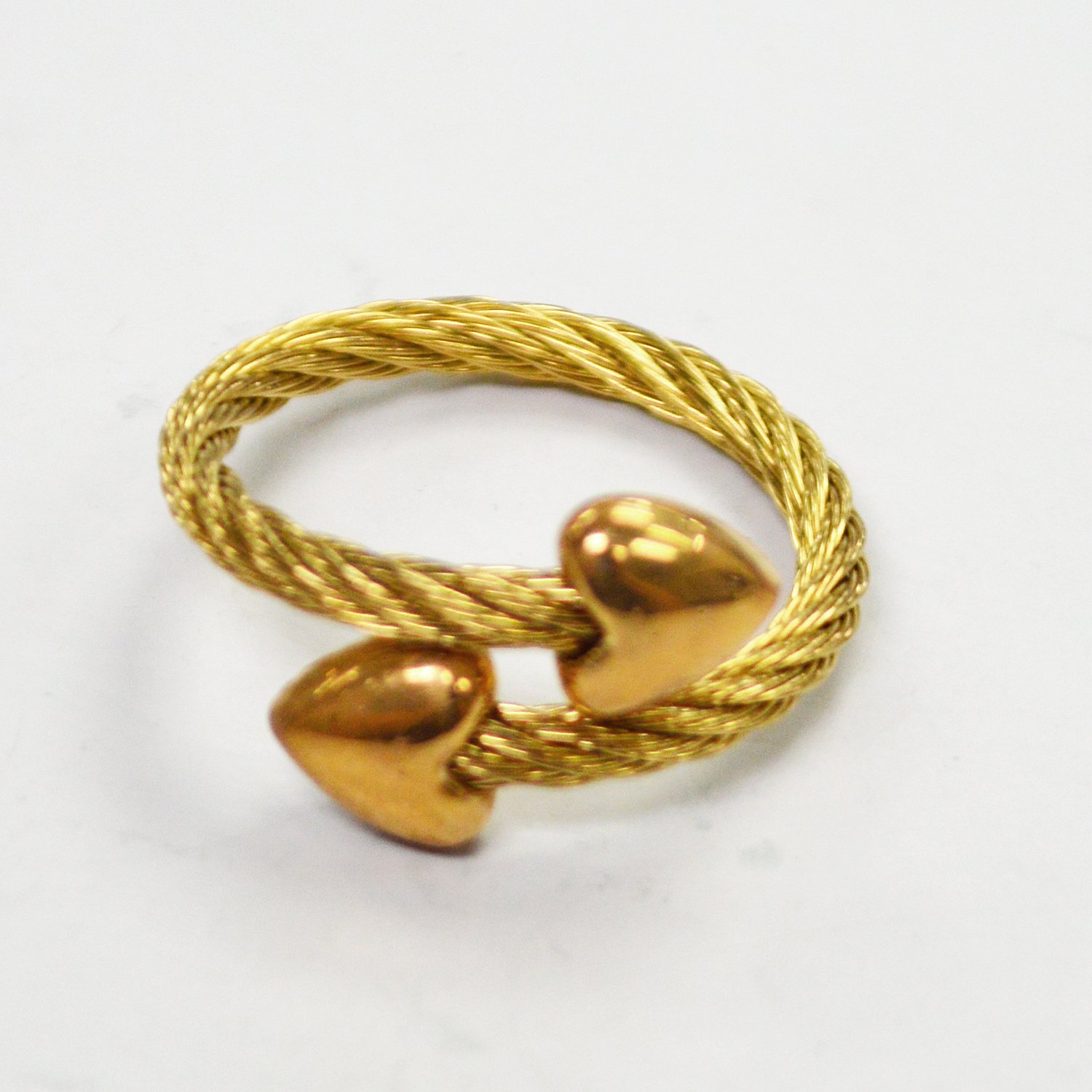 Heart End Cable Ring 81-970G