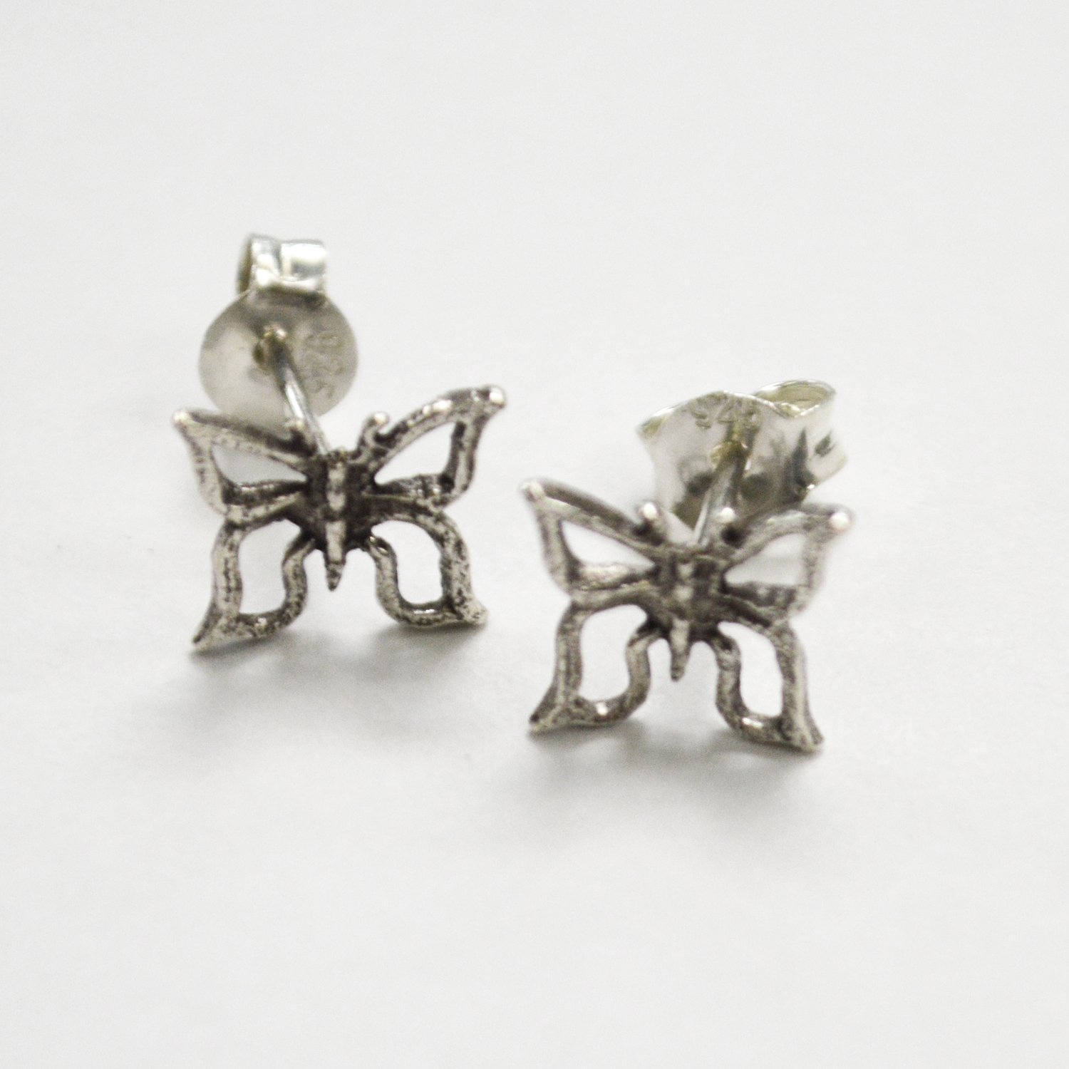 Butterfly Sterling Silver Stud Earring 53-5240