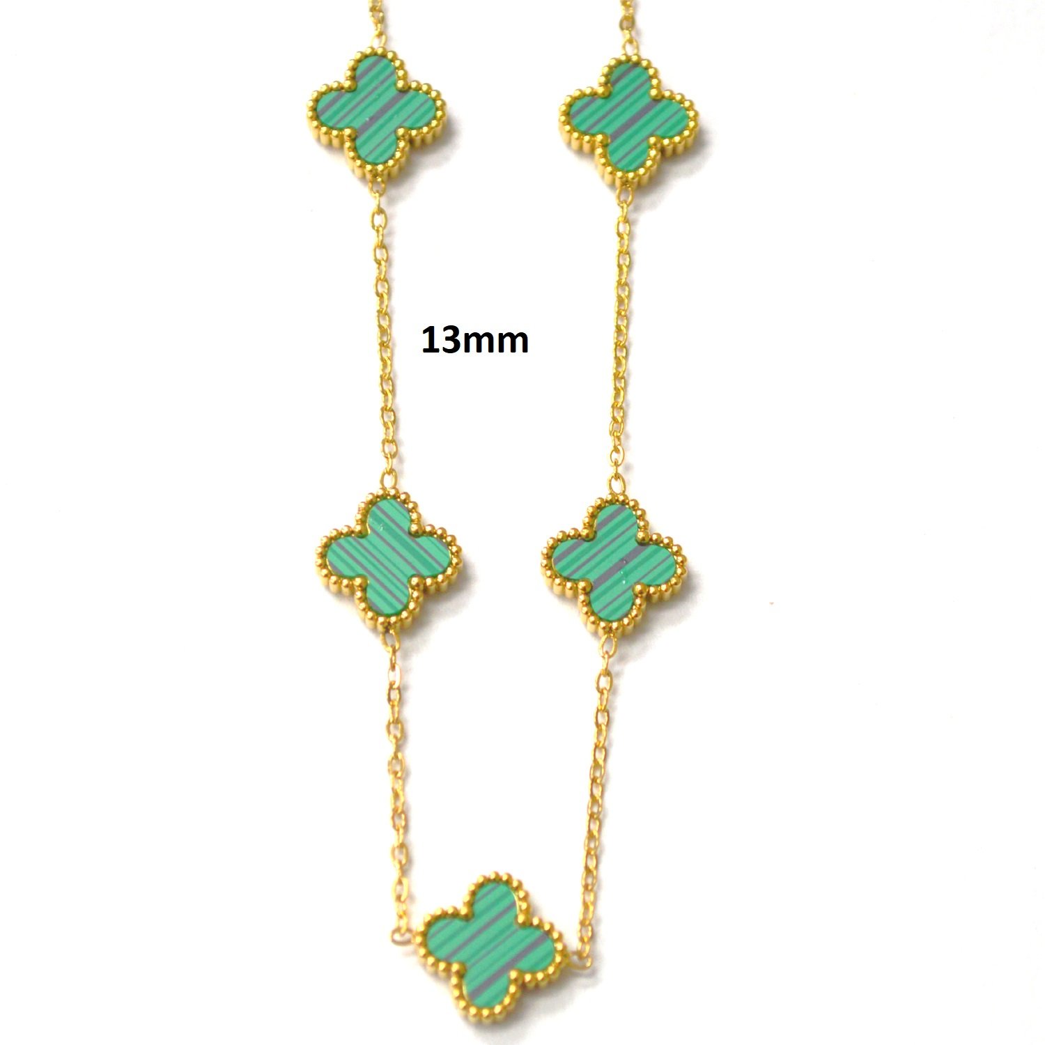 Designer's Inspired Gold IP Plated Necklace 85-304G-13