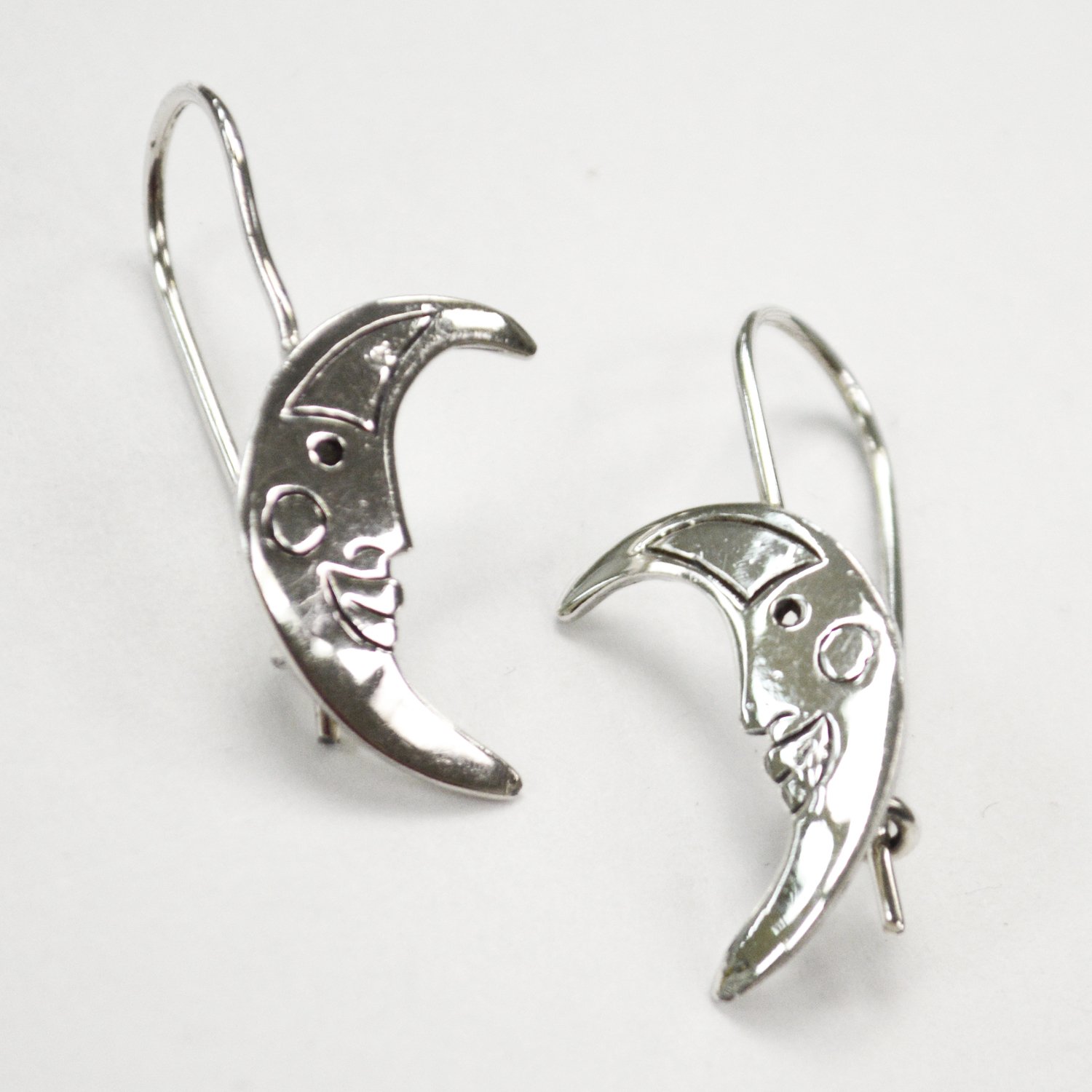 Half Moon Sterling Silver Earring 531106