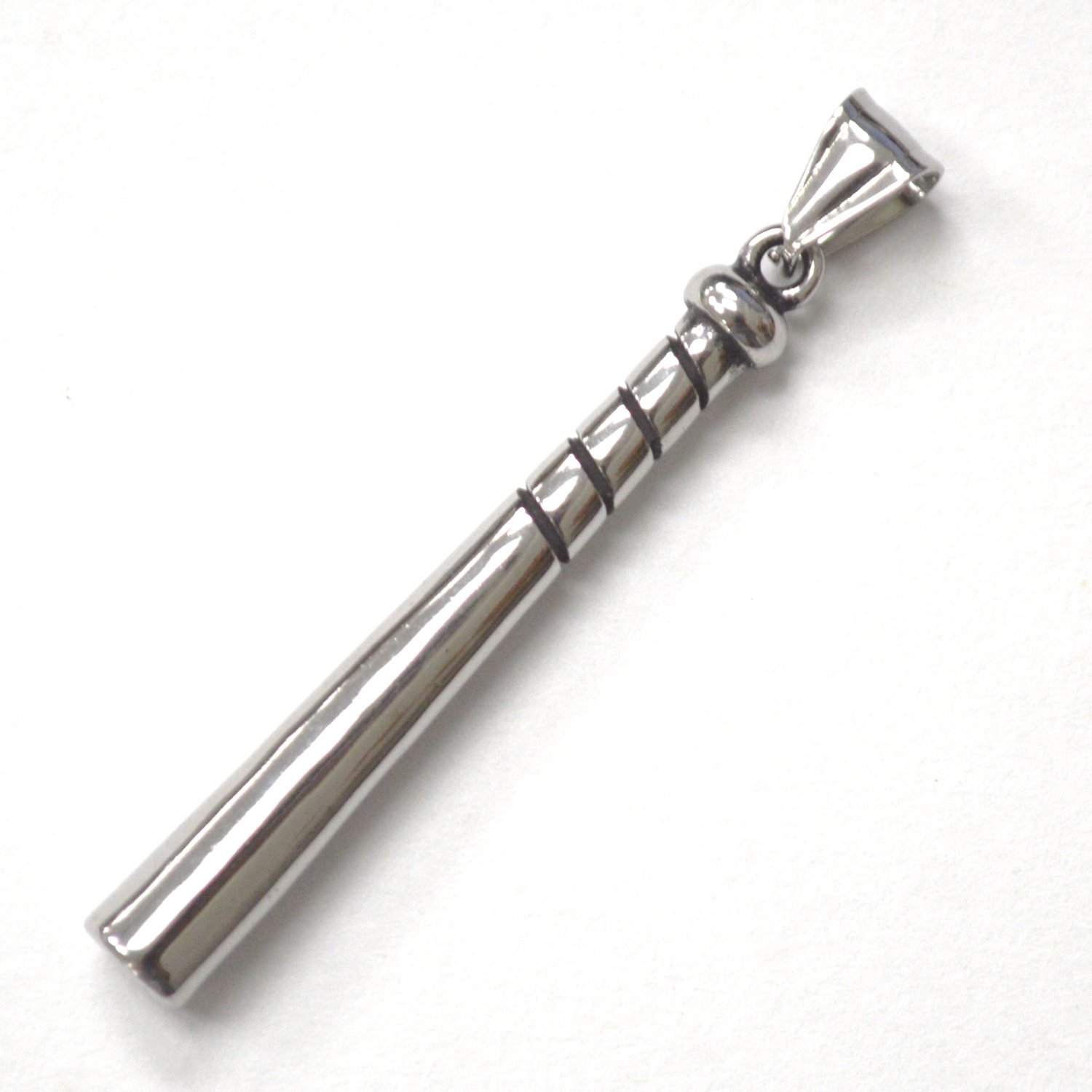 Baseball Bat Stainless Steel Pendant 86-2920S