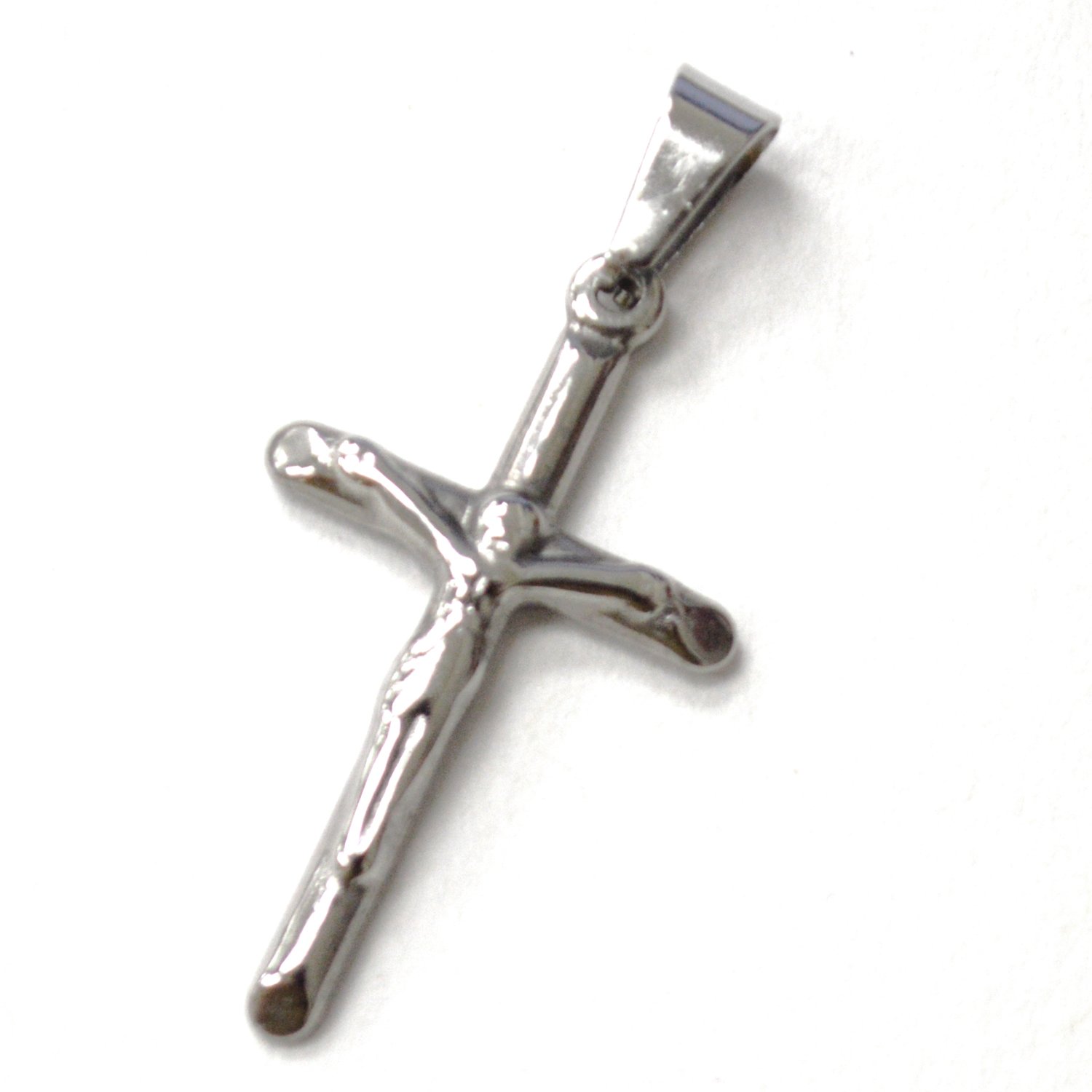 Crucifix Stainless Steel Pendant  86-2272S-1