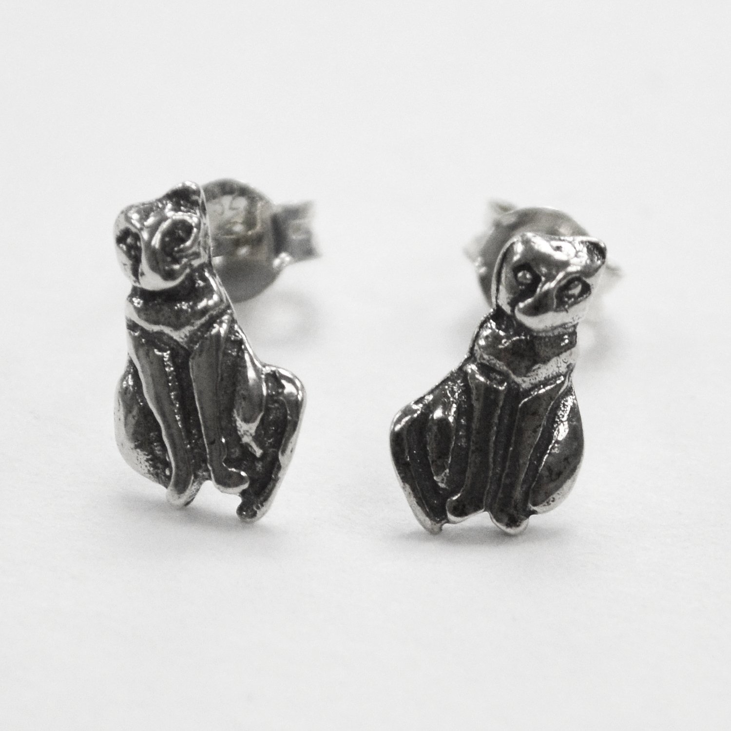 Sitting Cat Stud Earring 53-5047