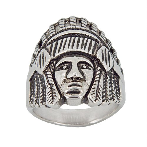 NATIVE CHIEF RING  81-1127