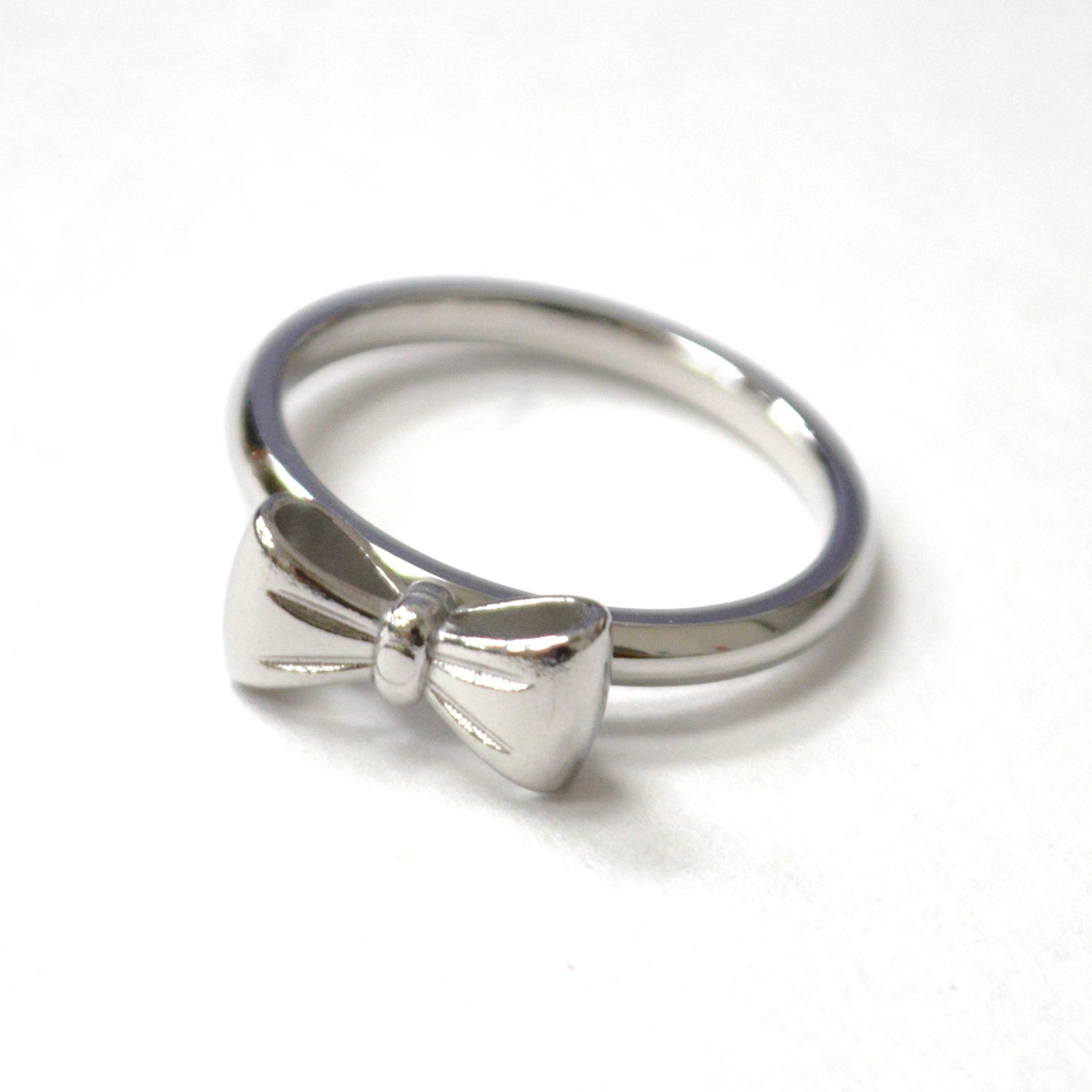 Bow Stainless Steel Ring 81-1796