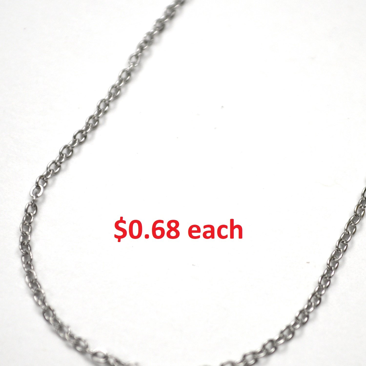 1.5mm Flat Anchor Chain --   (10 pcs/pkg)  ------- 85-211S
