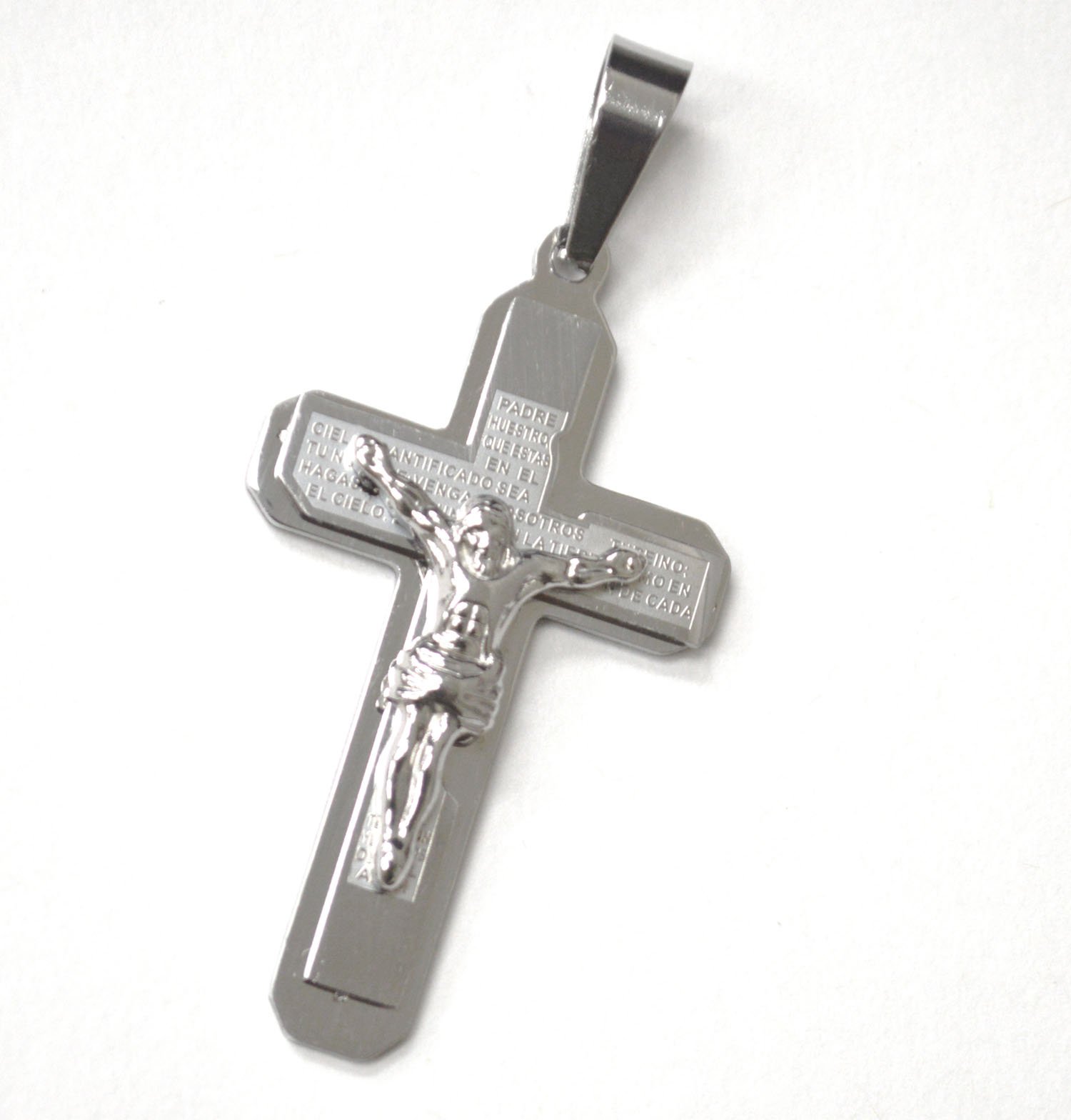 Crucifix Cross Stainless Steel Pendant 86-2860S